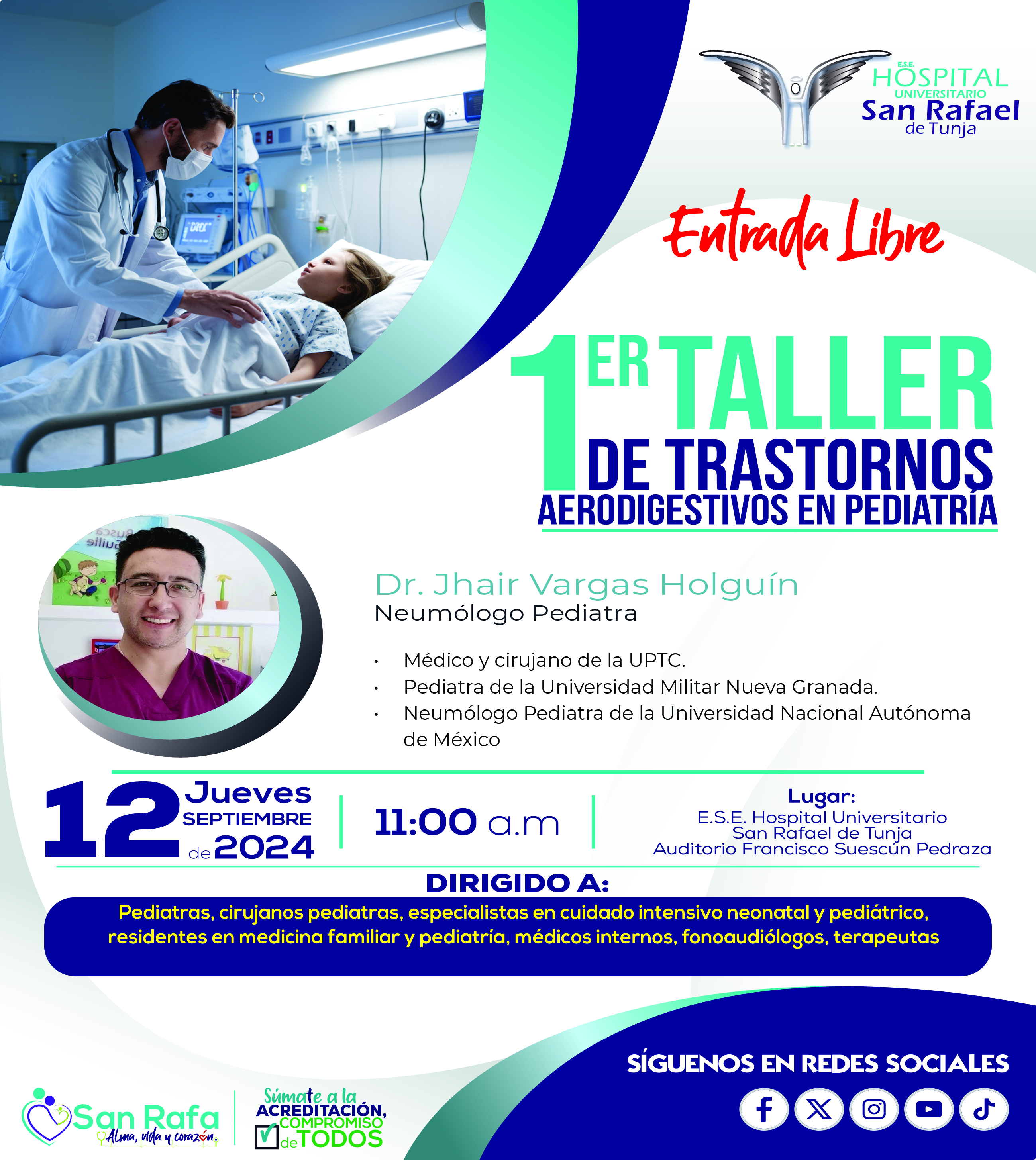 1er. Taller de Trastornos Aerodigestivos en Pediatria 